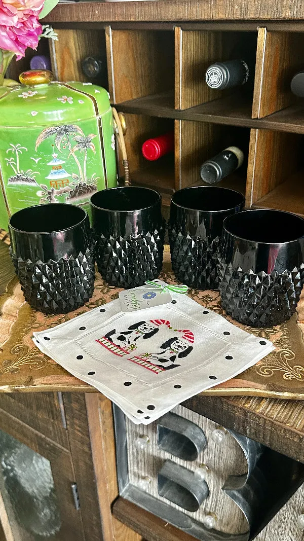 Vintage Glass Tumblers Set - Indiana Glass