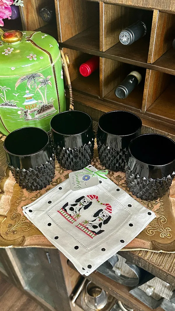 Vintage Glass Tumblers Set - Indiana Glass