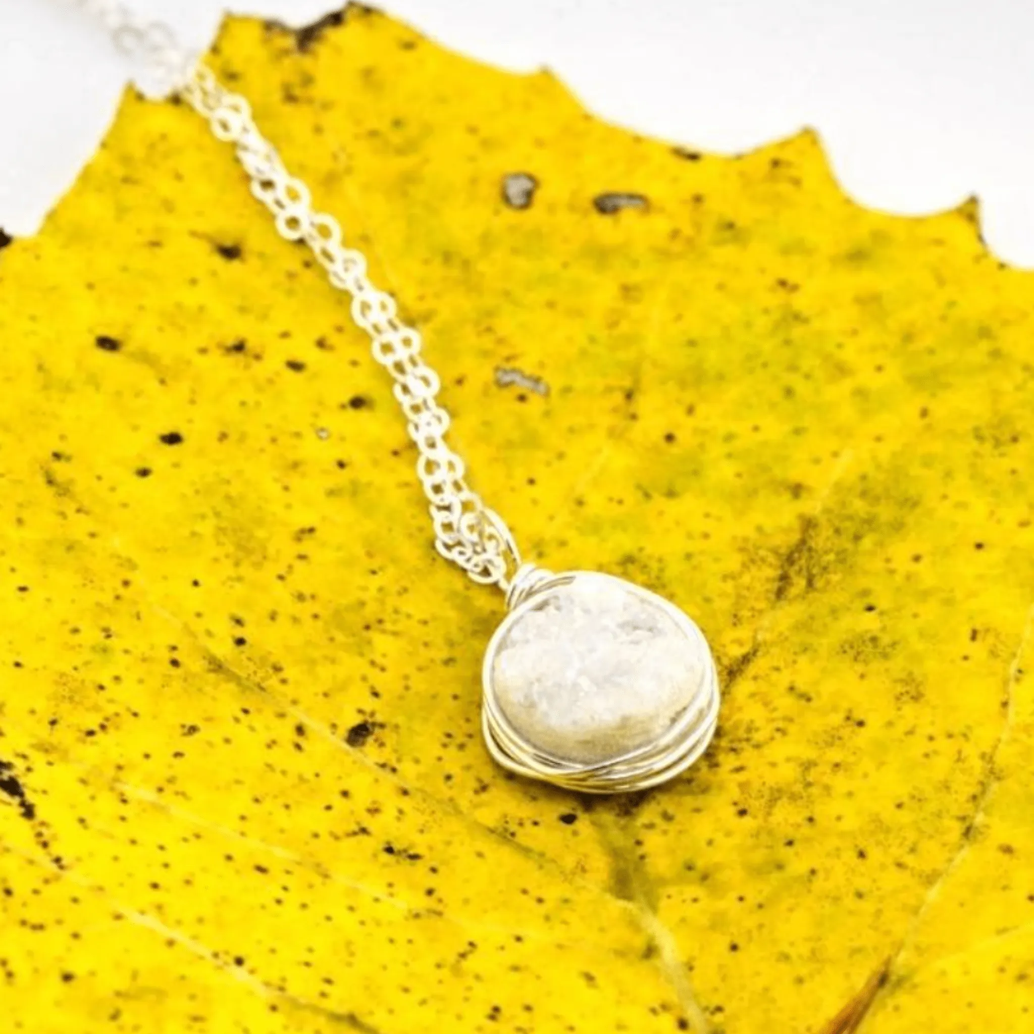 Wrapped Druzy Necklace